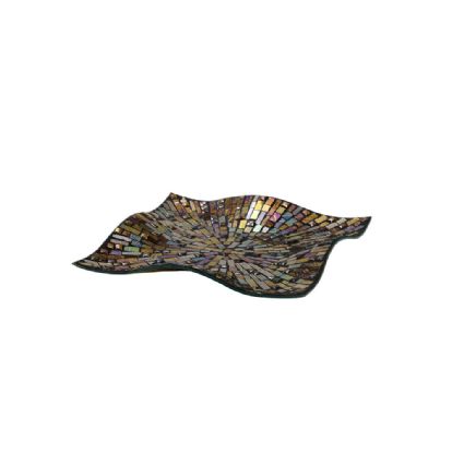 Luana Mosaic Art Glassware Diyas Home Platters